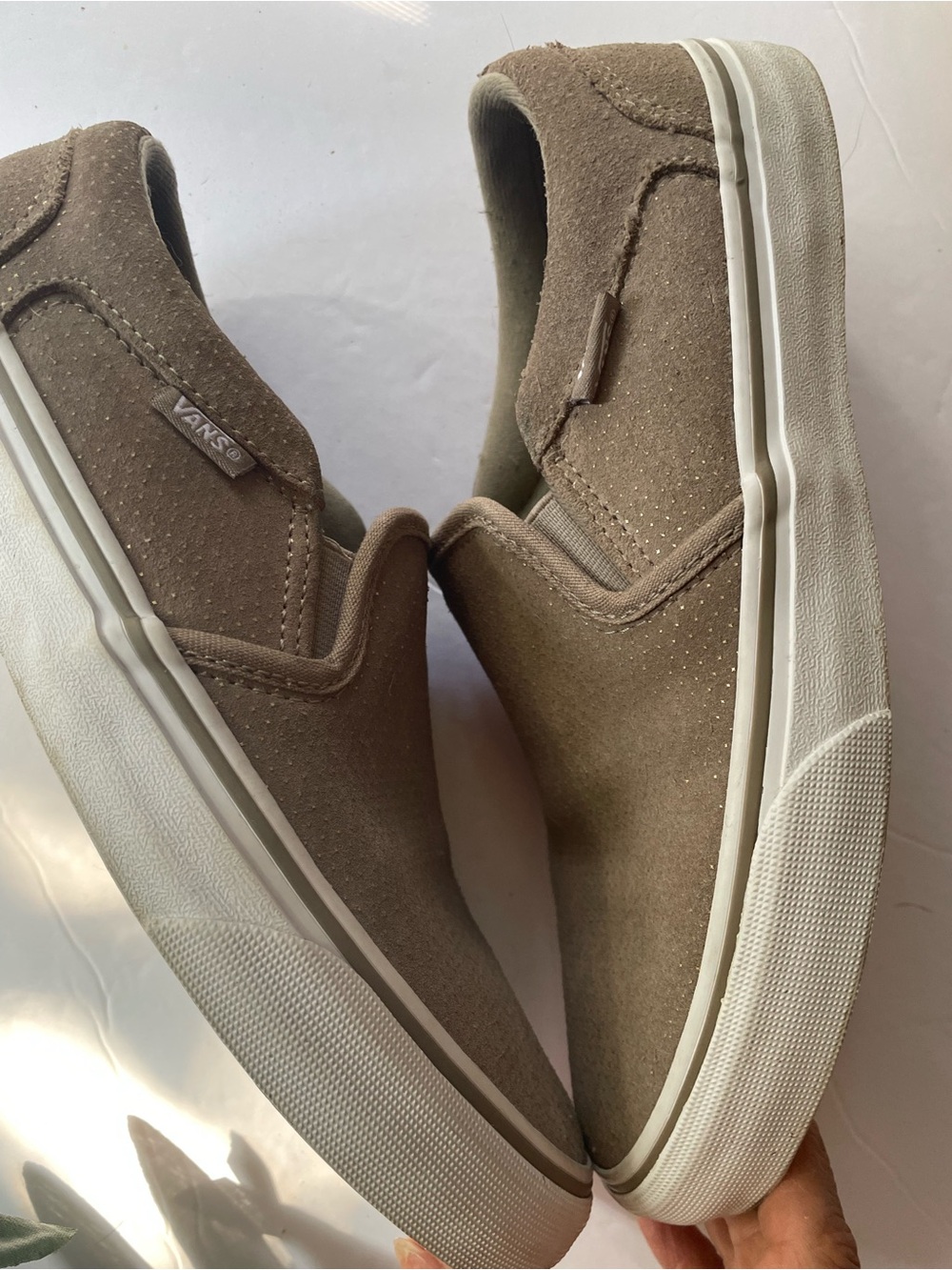 Vans suede khaki 7.5